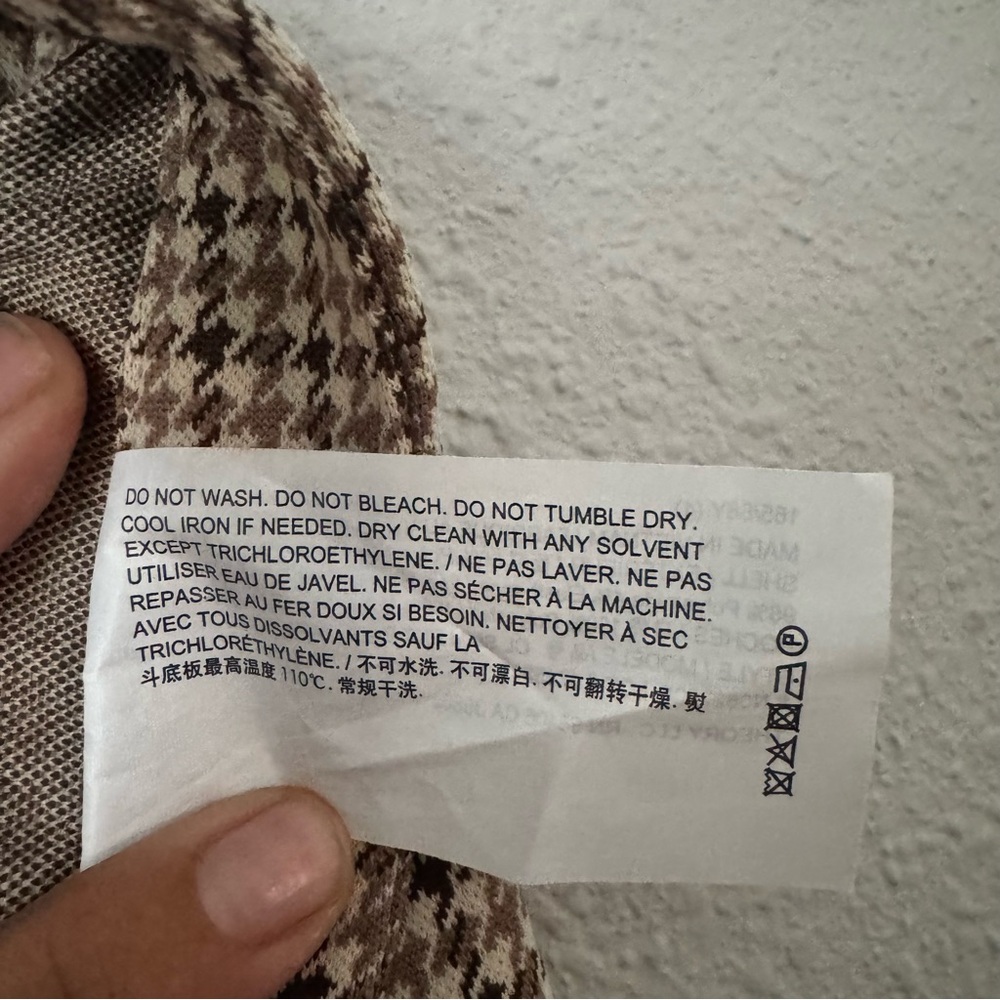 Theory Slim Knit Pants Houndstooth‎ Women’s Size 2 Cropped Ankle MSRP $295 - Picture 5 of 5